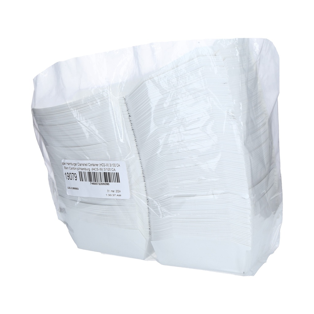 BAN CARTON BCA HAMB (HCS-W) 3/100