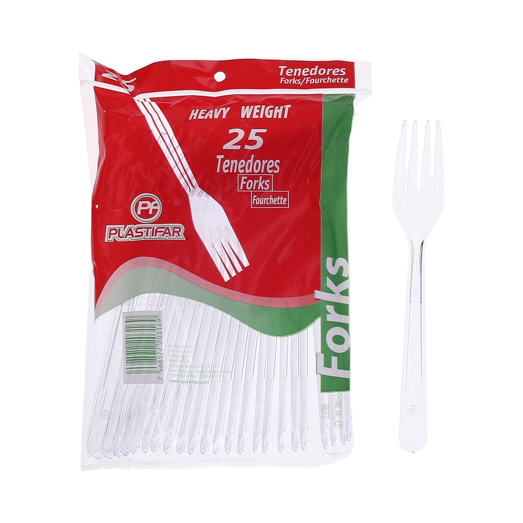 TENEDOR HEAVY WEIGHT CLEAR 40/25 - CJ1000