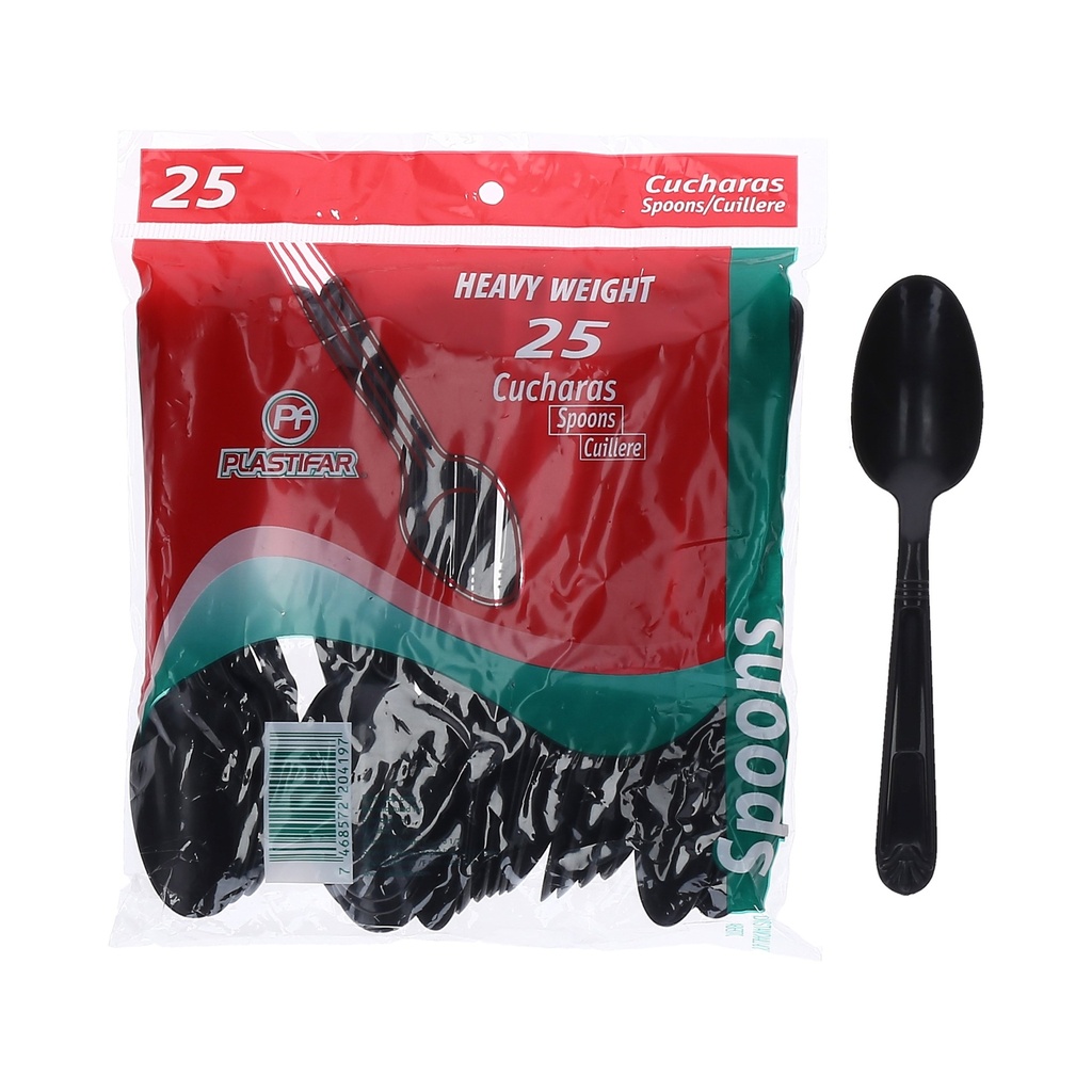 CUCHARA HEAVY WEIGHT NEGRA 40/25 - CJ1000