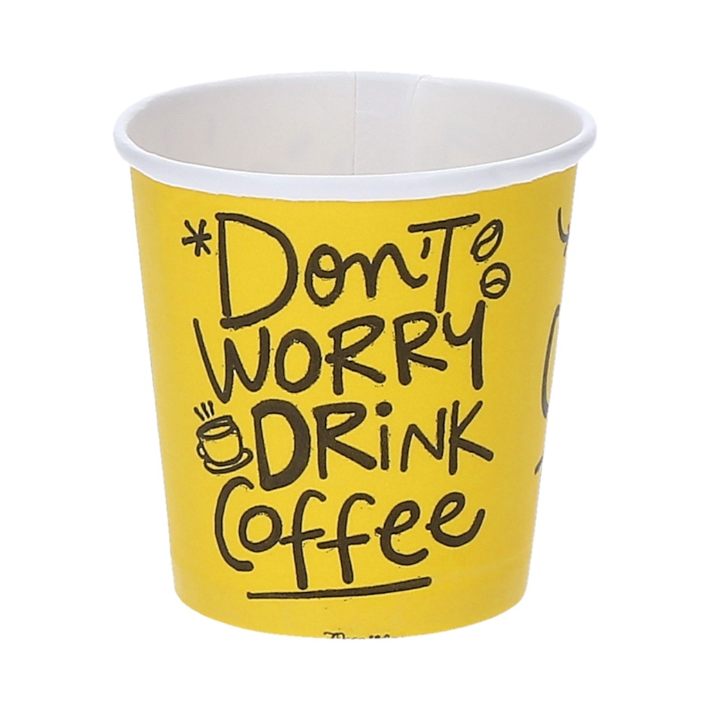 VASO 4 OZ PAPER PLUS DON'T WORRY 20/50 - CJ1000
