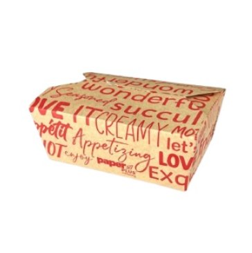 CAJA P/LLEVAR 45 OZ PP DELICIOUS 4/70 - CJ280