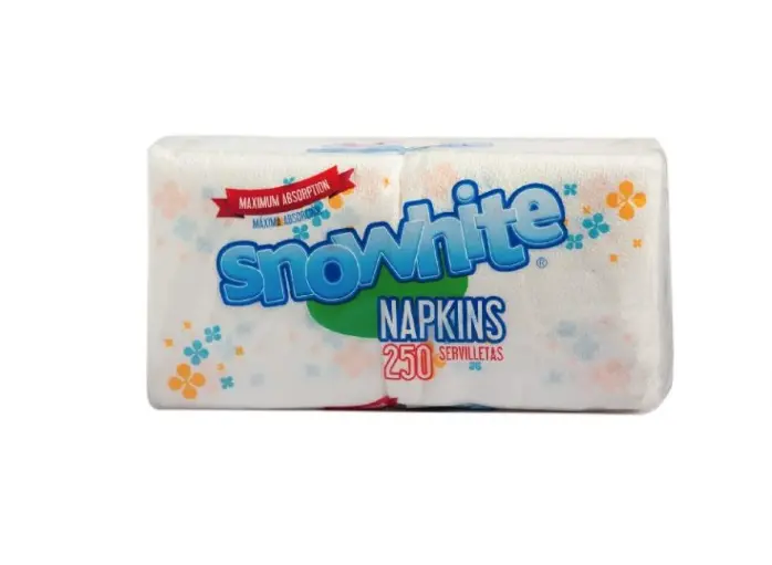 SERVILLETA SNOWHITE FAM. DECORADA 12/250 - FARDO 12