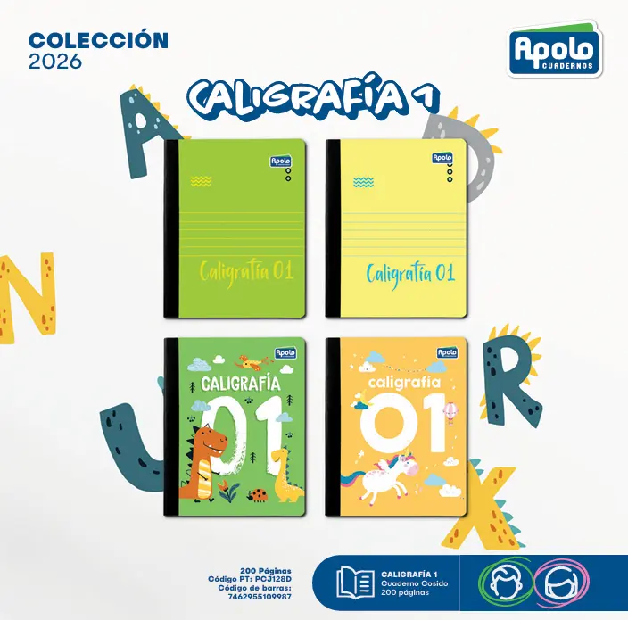 CUAD APOLO FIRST (1) 200P - Docena