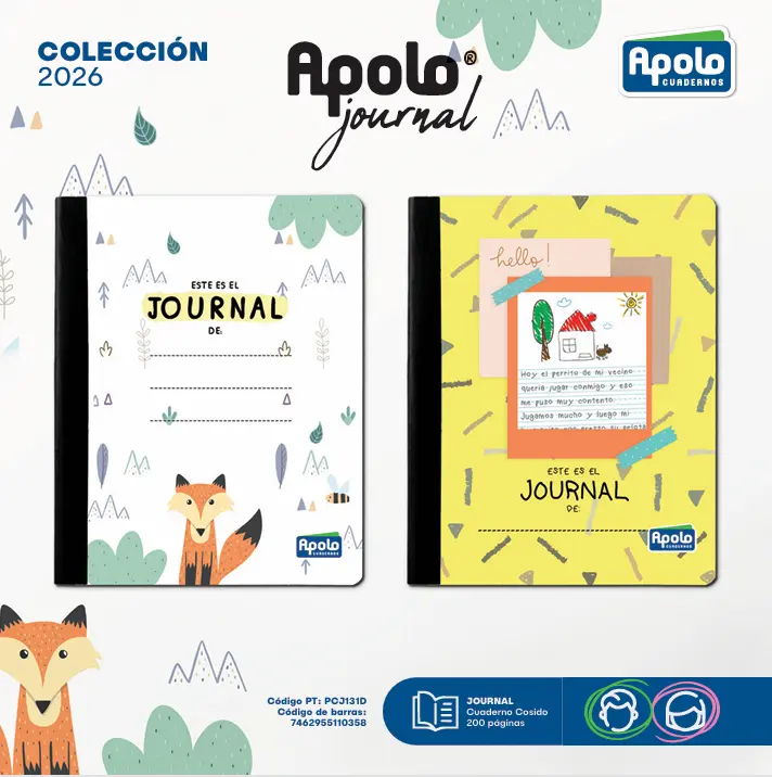 CUAD APOLO JOURNAL 200P - DC