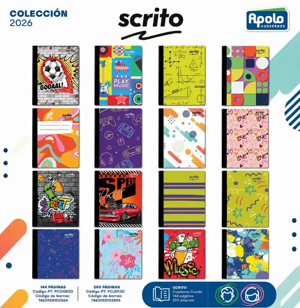 ECUAD SCRITO COS 144P PL - DOCENA