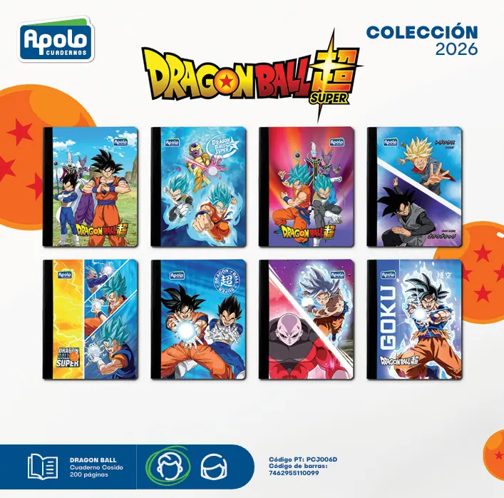 ECUAD DRAGON BALL 200P LIC Ud - Docena