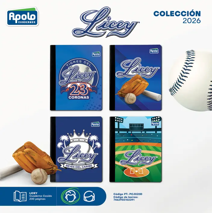 ECUAD PELOTA LICEY COS 200P LIC Ud - Docena
