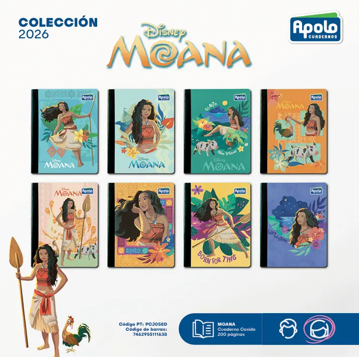 ECUAD MOANA COS 200P PL - Docena