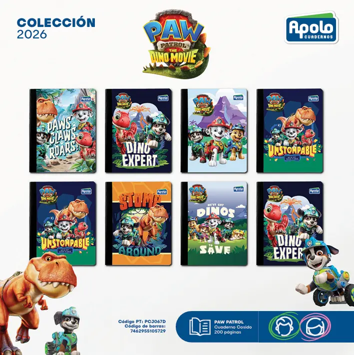 ECUAD PAW PATROL 200P PL LICENCIA - Docena