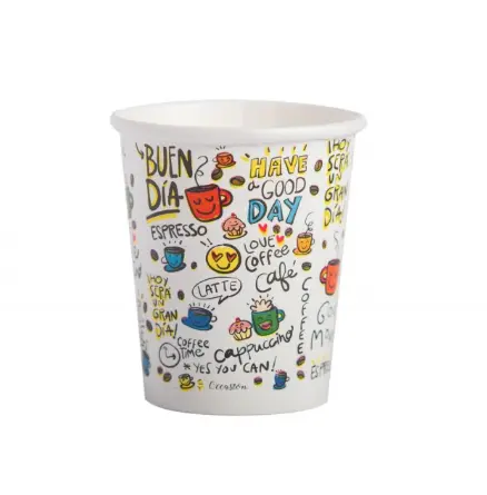 VASO 7 OZ PAPER PLUS DIBUJO 20/50 - CAJA 1000