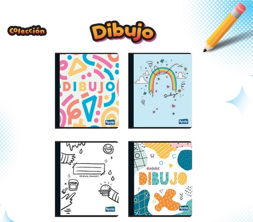 [PCJ126D-DOCENA] CUAD APOLO DIBUJO 200P - Docena