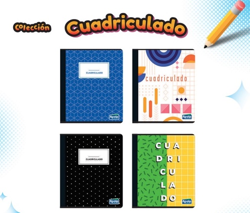 [PCJ127D-DOCENA] CUAD APOLO CUADRIC 200P - Docena