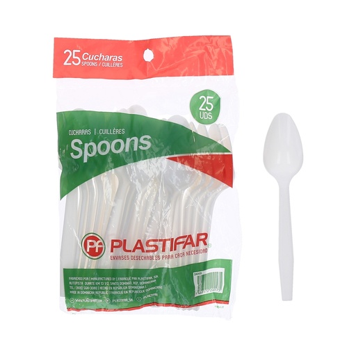 [PKA012-CJ1000] CUCHARA PLASTICA BCA 40/25 - CJ1000