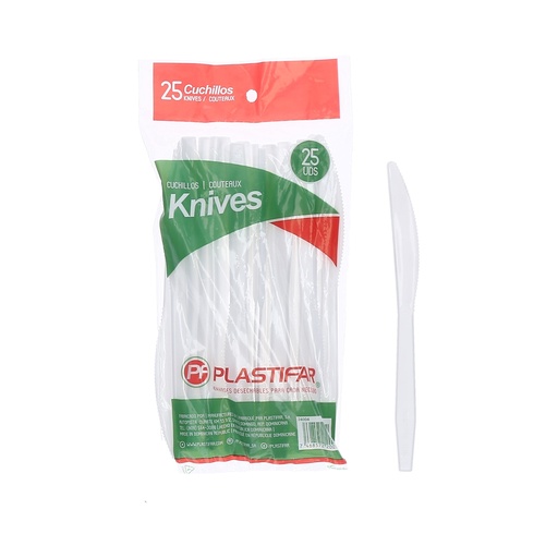 [PKA013-CJ1000] CUCHILLO PLASTICO BCO 40/25 - CJ1000