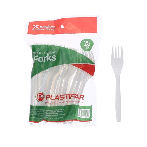 [PKA034-CJ1000] TENEDOR PLASTICO BCO 40/25 - CJ1000