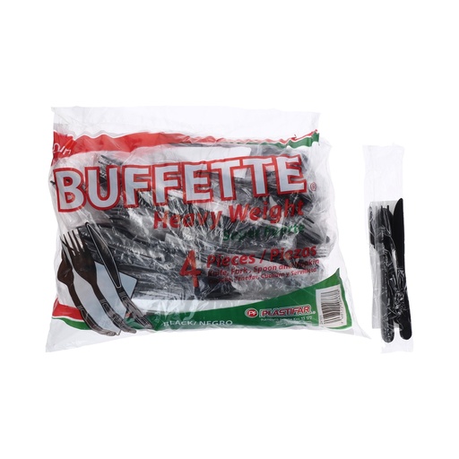 [PKA345-CJ250] BUFFETTE HW NEGRO (TE+CA+CU+SE) 5/50 - CJ250