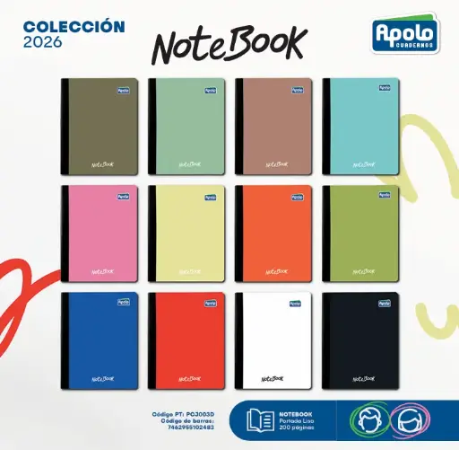 [PCJ003D-DOCENA] ECUAD NOKBOOK COS 200P - DOCENA