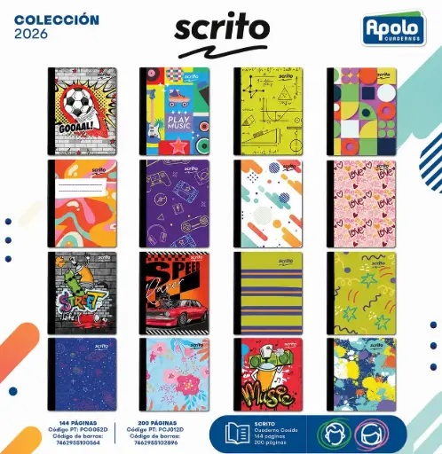 [PCJ012D-DOCENA] ECUAD SCRITO COS 200P 12/1 - DOCENA