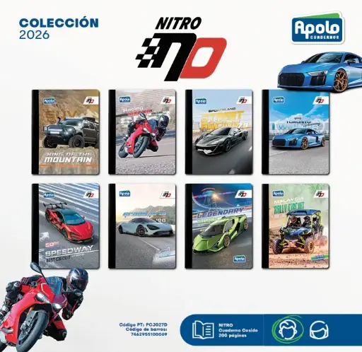 [PCJ027D-DOCENA] ECUAD APOLO CARRO COS 200P LIC - DOCENA