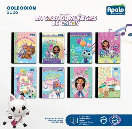 [PCJ057D-DOCENA] ECUAD GABBY DOLL HOUSE COS 200P PL - Docena