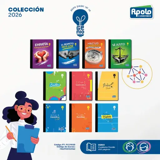[PCJ103D-DOCENA] ECUAD APOLO GENIO COS 200P - Docena