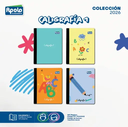 [PCH004D-DOCENA] CUAD APOLO FIRST 160P PL - Docena