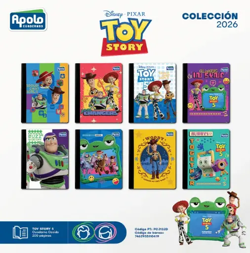 [PCJ132D-DC] ECUAD TOY STORY 200P LIC Ud - DOCENA