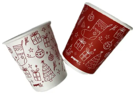 [PV0114-CJ1000] VASO 4 OZ PAPER PLUS NAVIDAD MIX 20/50 - CJ1000